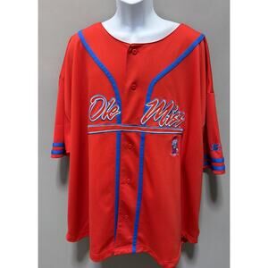 Ole Miss Rebels Starter Stitched baseball jersey Red 3XL vintage 90s